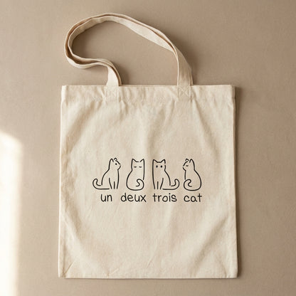 Tote Bag Un Deux Trois Cat