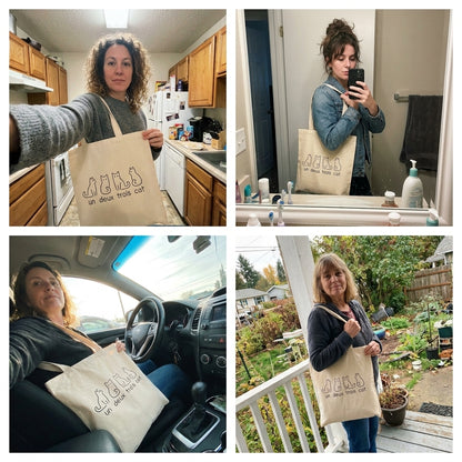Tote Bag Un Deux Trois Cat