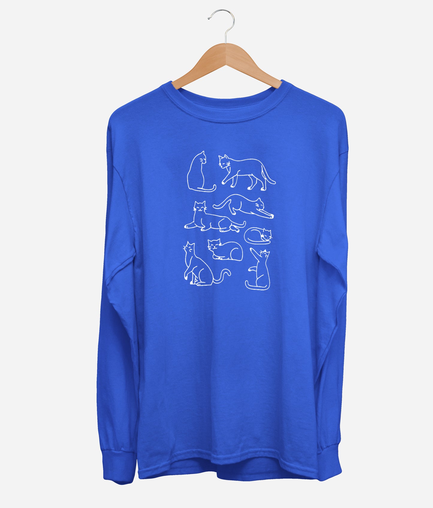 Cats Silhouette Long Sleeve (Unisex)