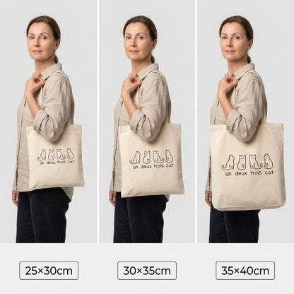 Tote Bag Un Deux Trois Cat