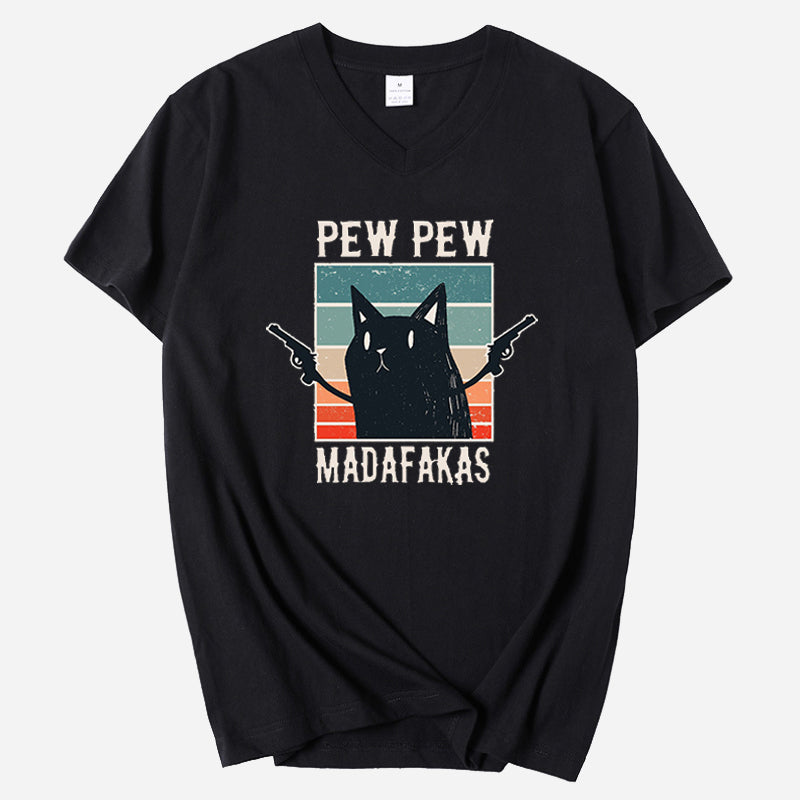 Pew Pew Madafakas V-Neck