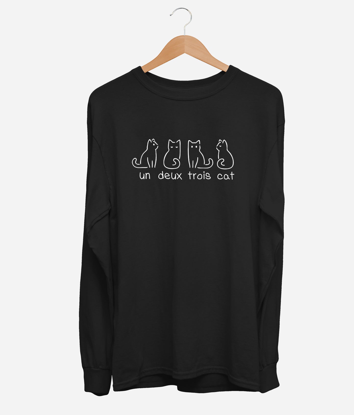 Un Deux Trois Cat Long Sleeve (Unisex)