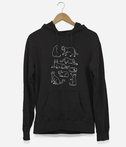 Cats Silhouette Hoodie (Unisex)