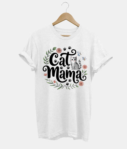 Cat Mama t-shirt in white