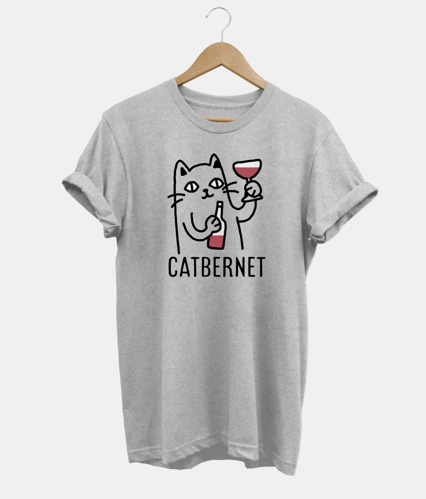 Catbernet t-shirt in grey