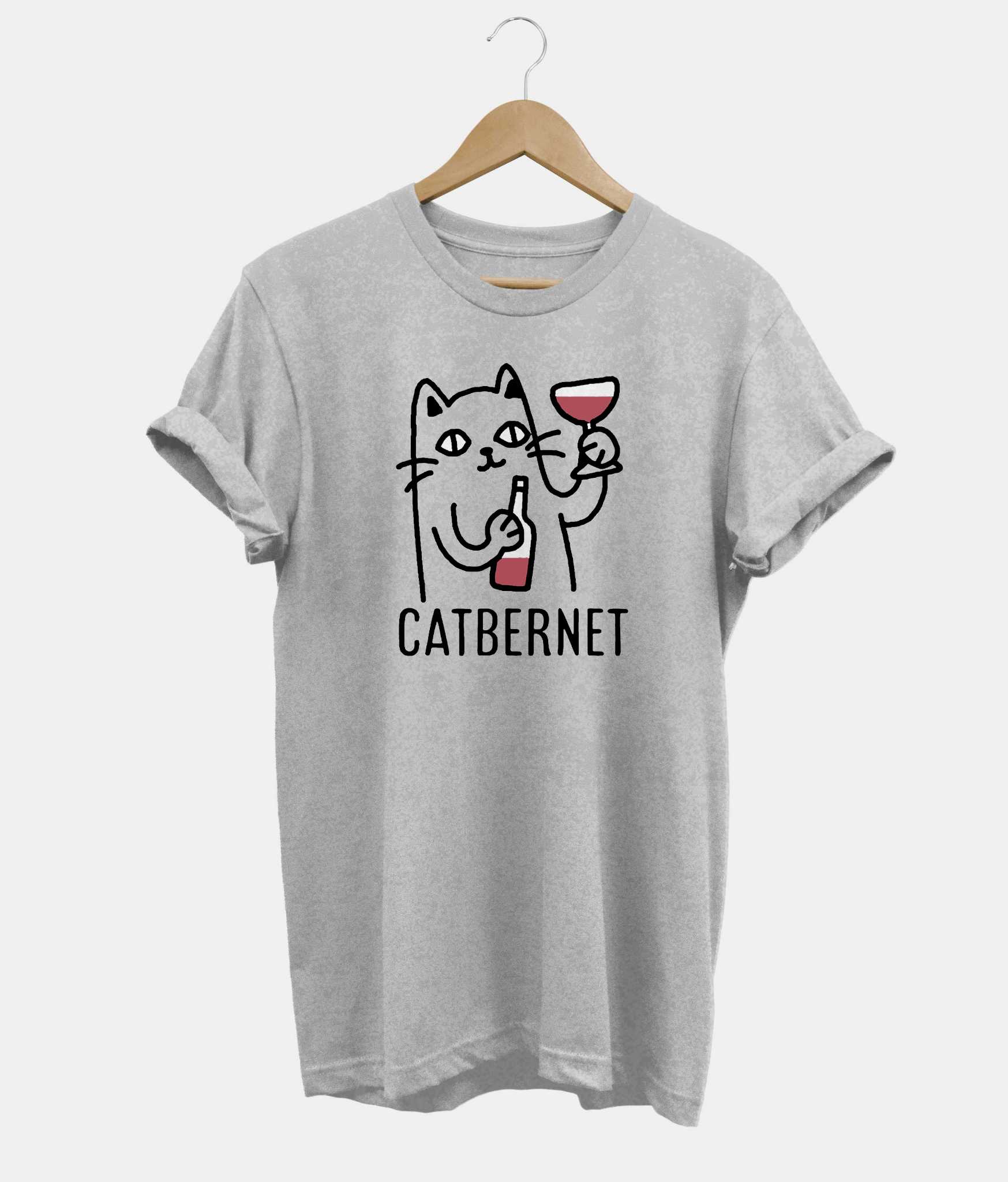 Catbernet t-shirt in grey
