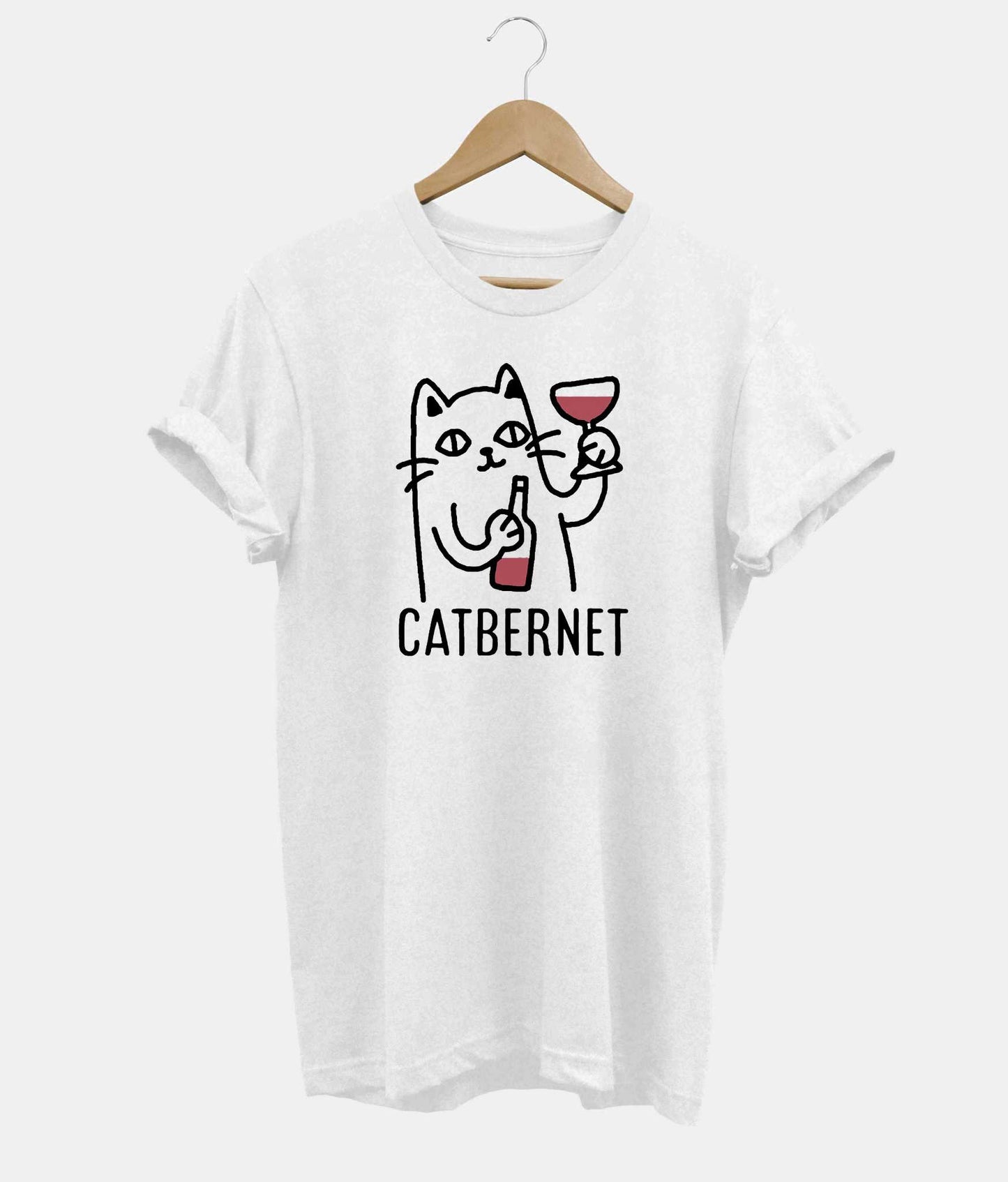 Catbernet t-shirt in white