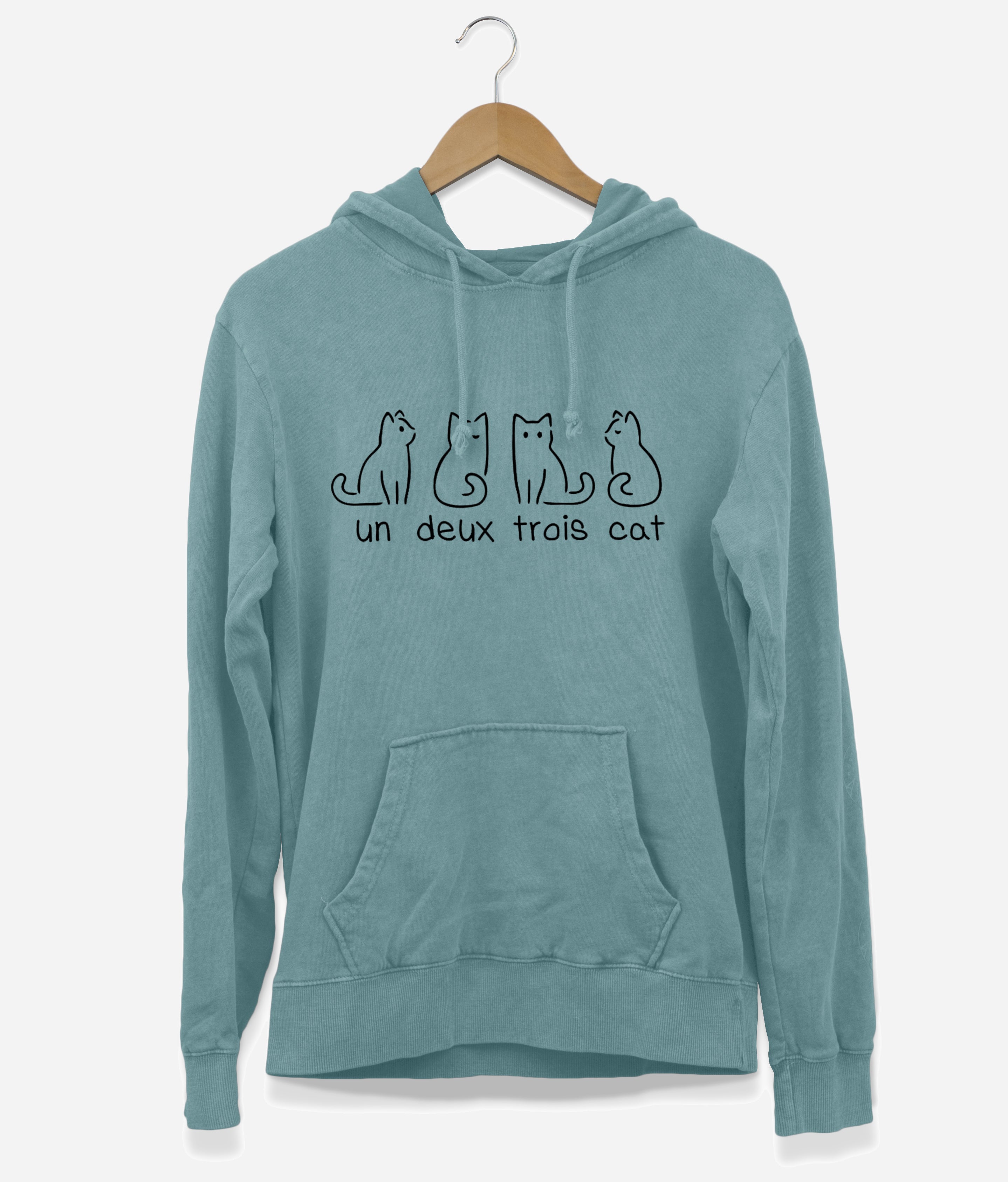 Une deux discount trois cat sweatshirt