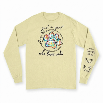 Just A Girl - Custom Long Sleeve