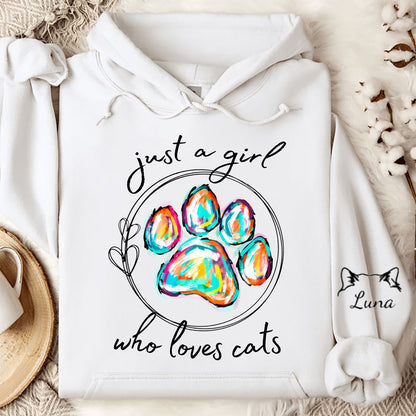 Just A Girl - Custom Hoodie