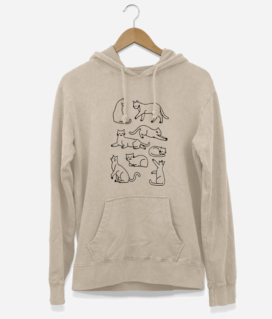 Cats Silhouette Hoodie (Unisex)