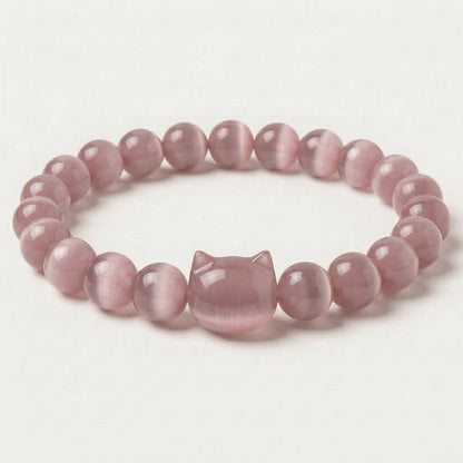 Blossom Pink cat's eye cat bracelet