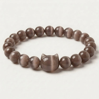 Cocoa Rose cat's eye cat bracelet