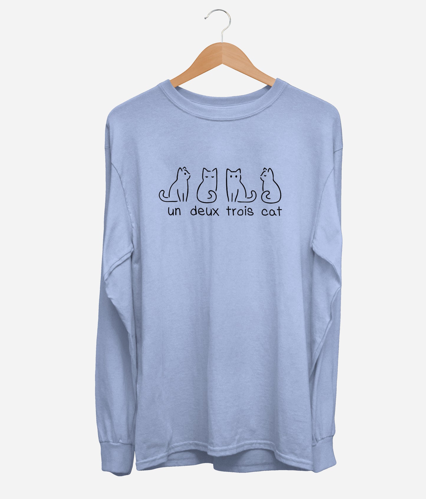 Un Deux Trois Cat Long Sleeve (Unisex)