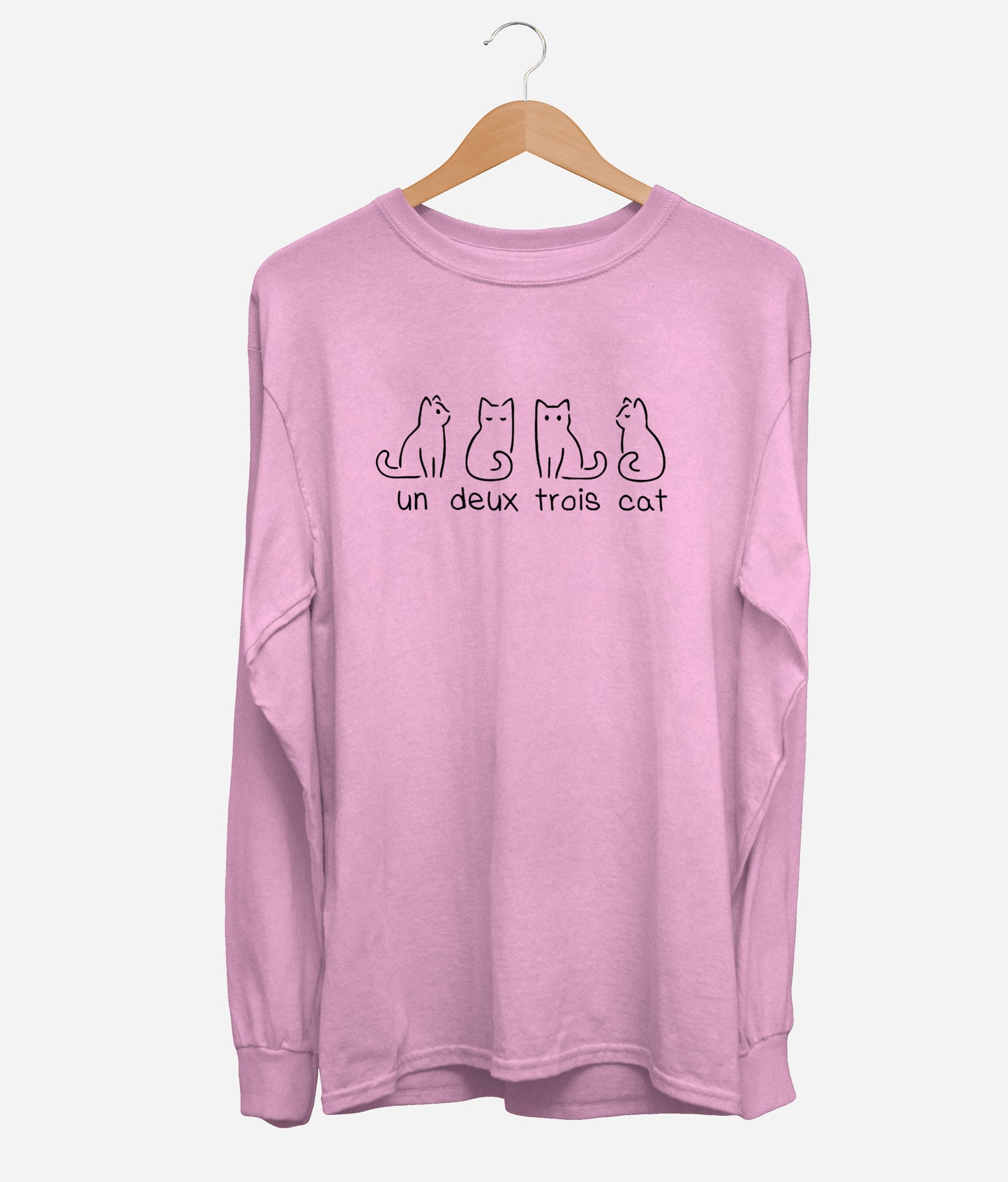 Un Deux Trois Cat Long Sleeve (Unisex)