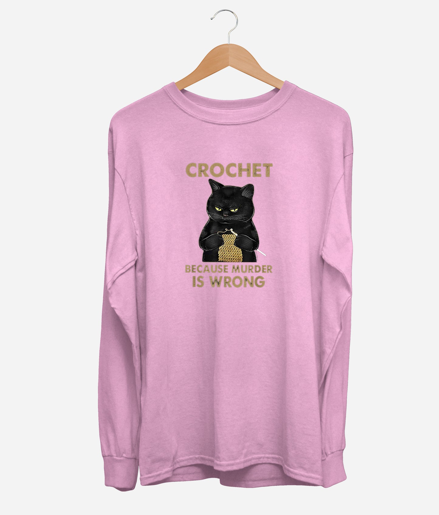 Crochet Cat Long Sleeve (Unisex)