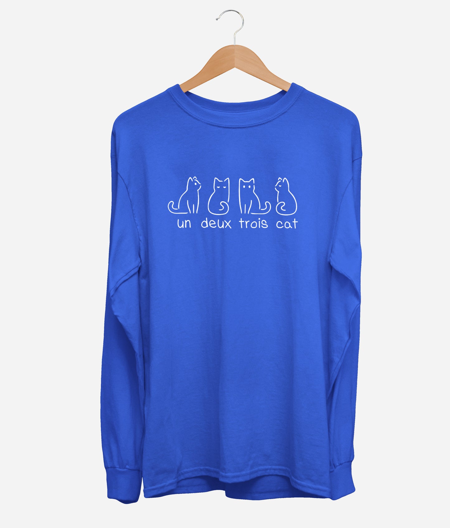 Un Deux Trois Cat Long Sleeve (Unisex)