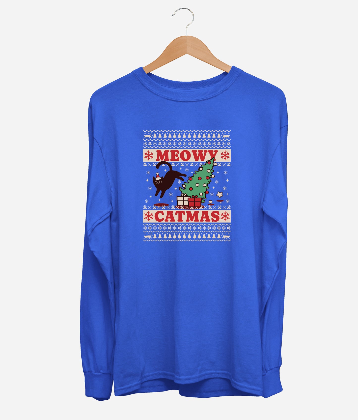 Meowy Catmas Long Sleeve (Unisex)