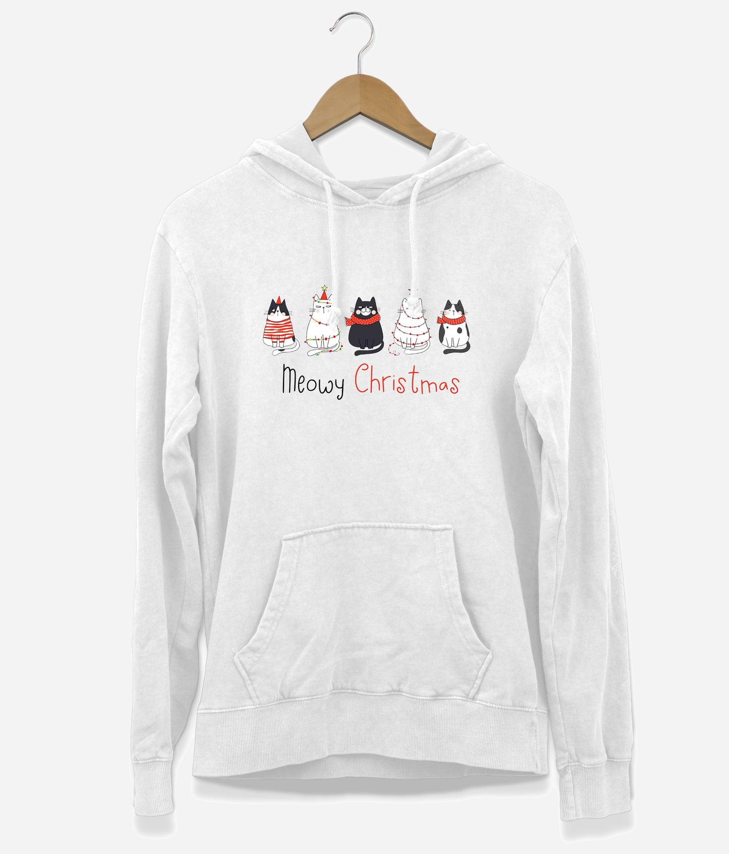 Meowy Christmas Hoodie (Unisex)