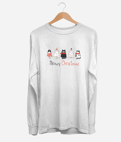 Meowy Christmas Long Sleeve (Unisex)