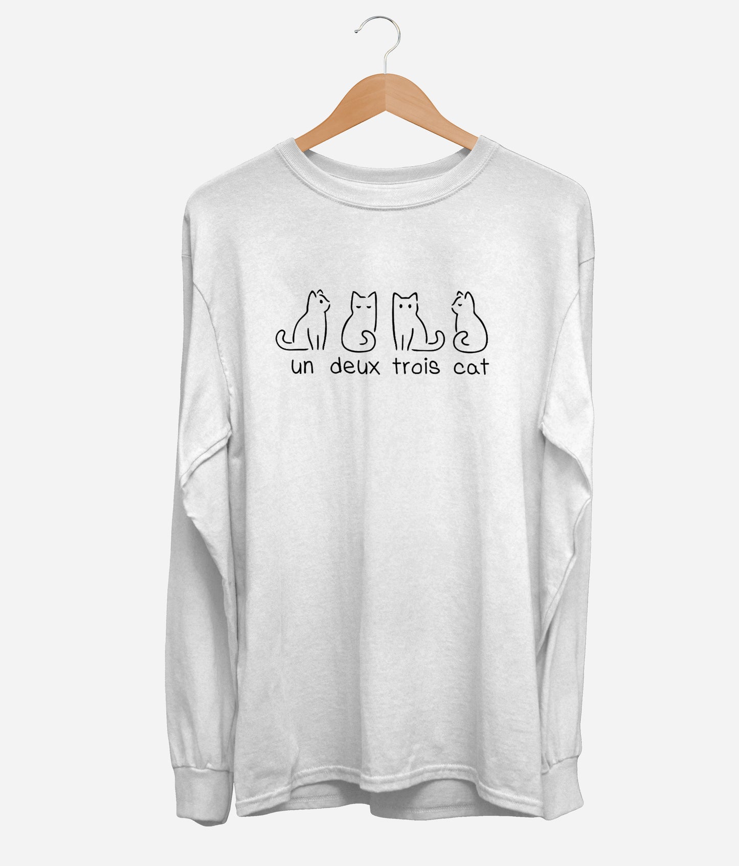 Un Deux Trois Cat Long Sleeve (Unisex)