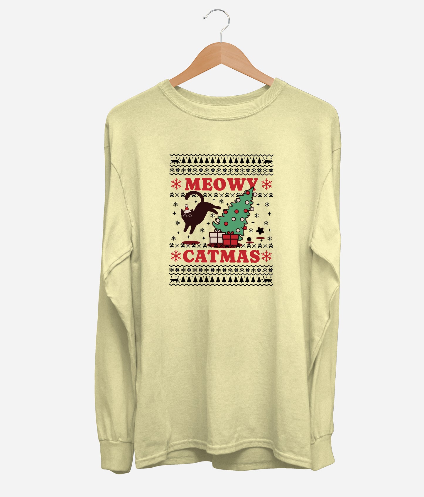 Meowy Catmas Long Sleeve (Unisex)